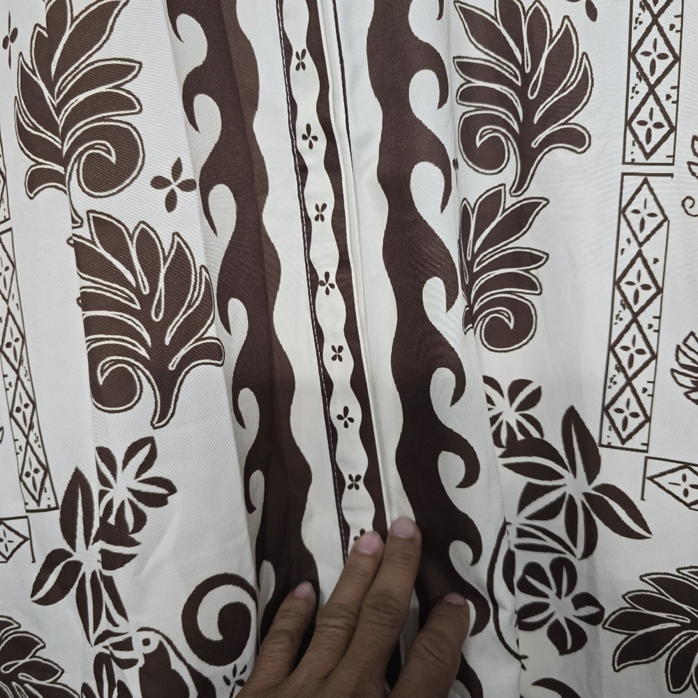 Brown and Cream Floral Skirt And TOP - Picture 11 of 13